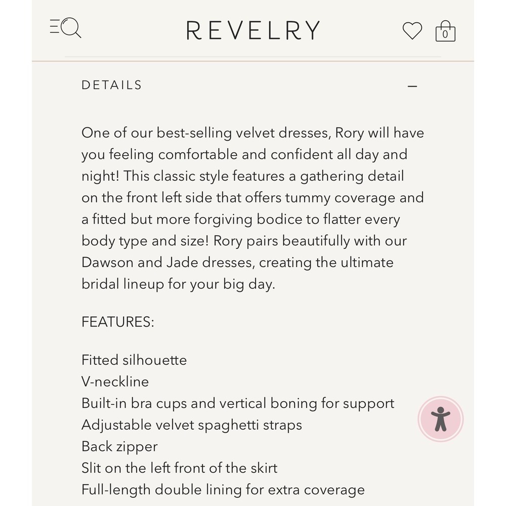 Revelry Blush Dusty Rose Velvet Draped Gown Rory Dress Size 14 - Picture 4 of 14